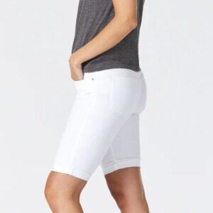 Mavi Karly White Denim Bermuda Shorts Sz 30
